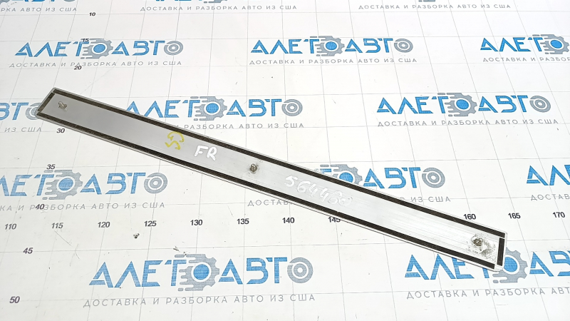Outer door sill trim front right Lexus GS300 GS350 GS430 GS450h 06-11 chrome, worn