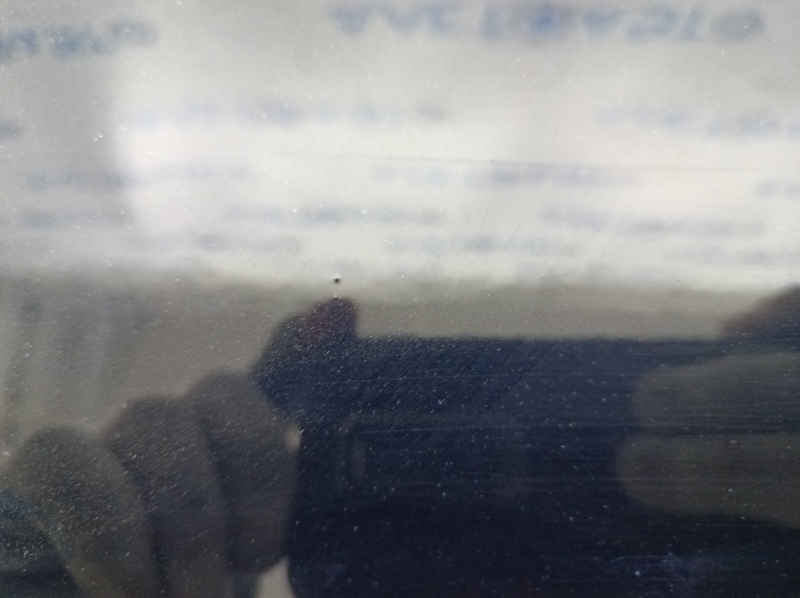 Trunk door spoiler central Toyota Rav4 19 - trash under varnish