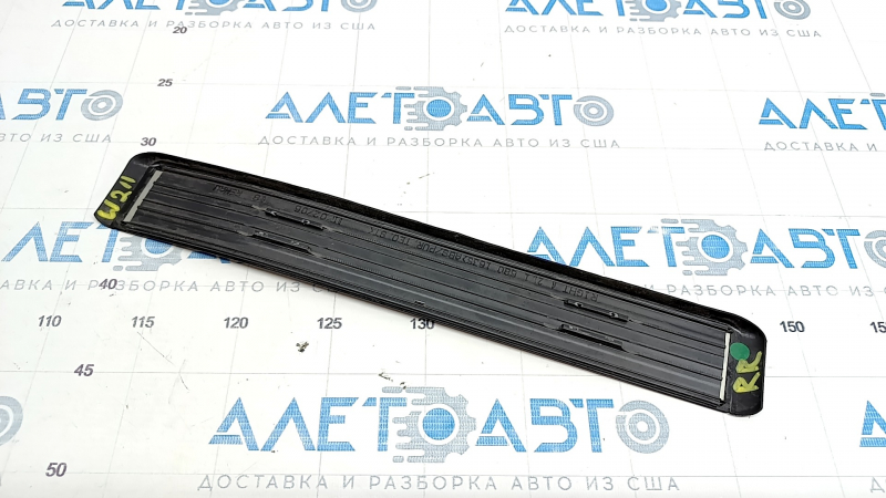 Mercedes W211 outer rear right door sill trim, chrome
