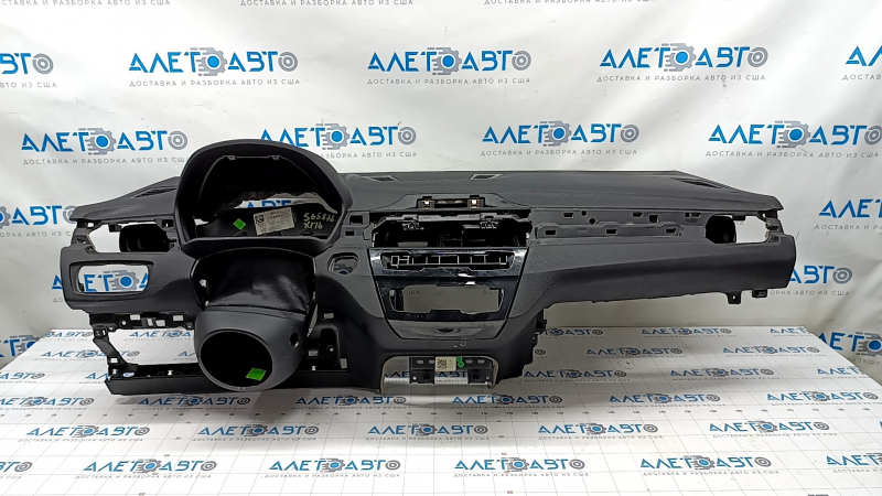 Torpedo front panel without AIRBAG BMW X1 F48 16-22 black, driftwood, for chemical treatment