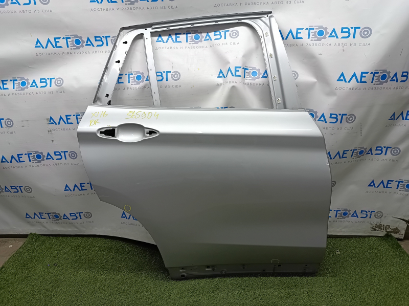 Door bare rear right BMW X1 F48 16-22 silver A83, bumpers