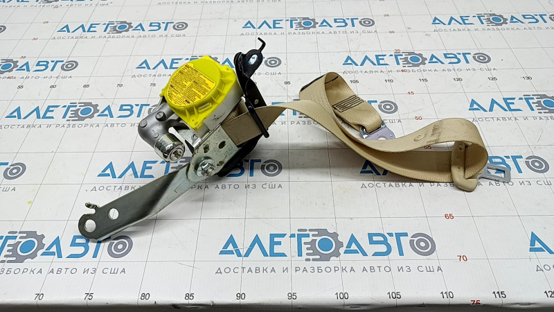 Seat belt rear left Lexus RX350 RX450h 16-22 beige, dry cleanable