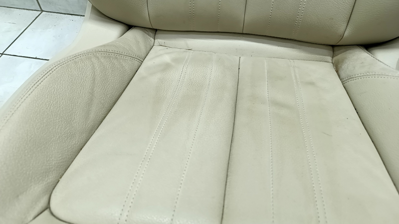Passenger seat Audi Q5 80A 18-24 with AIRBAG, beige leather, electric, heated, driftwood, working, for dry cleaning, scratches on the back