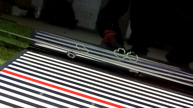 Bare front right door Audi Q5 80A 18-24 black LY9T, bumps, dented