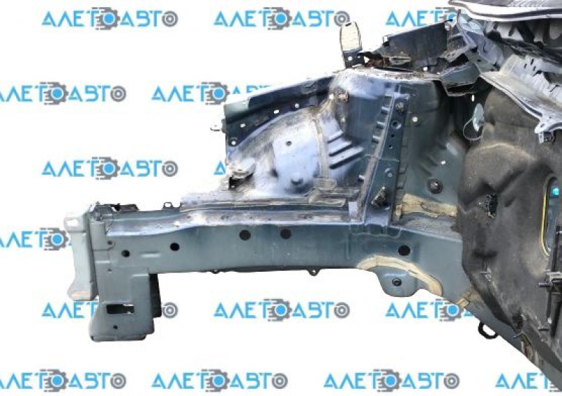 Front right quarter Toyota Prius 30 10-15 on the body, blue 8S6