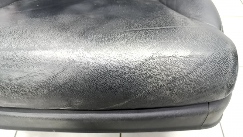 Driver's seat Honda CRV 12-14 without airbag, leather black, electric, heated, worn