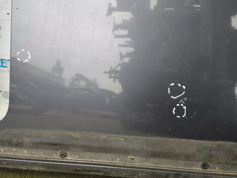 Metal roof Subaru Outback 15-19 under the hatch, sawed off, hail