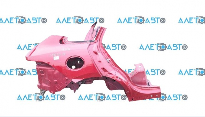 Quarter wing rear right Jaguar F-Pace X761 17- red, aluminum, dent, torn
