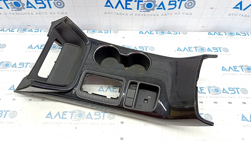 Overlay on the center console wood cup holder Kia Sorento 14-15 rest