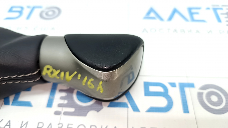 Gear knob Lexus RX350 RX450h 16-22 leather black, pokes
