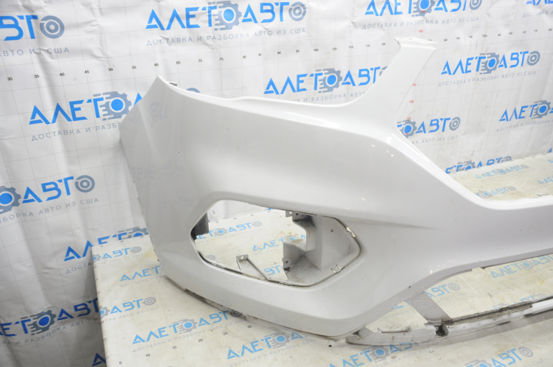 Front Bumper Naked Ford Escape MK3 17-19 Rest White YZ Break Crepe