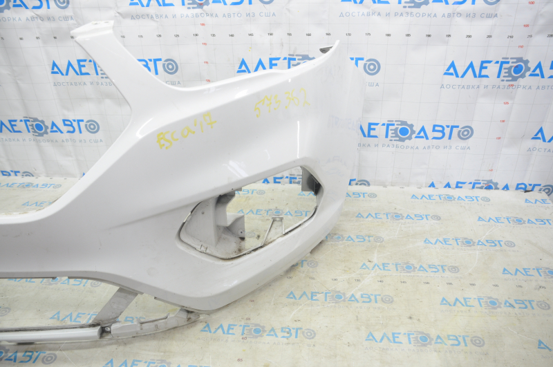 Front Bumper Naked Ford Escape MK3 17-19 Rest White YZ Break Crepe
