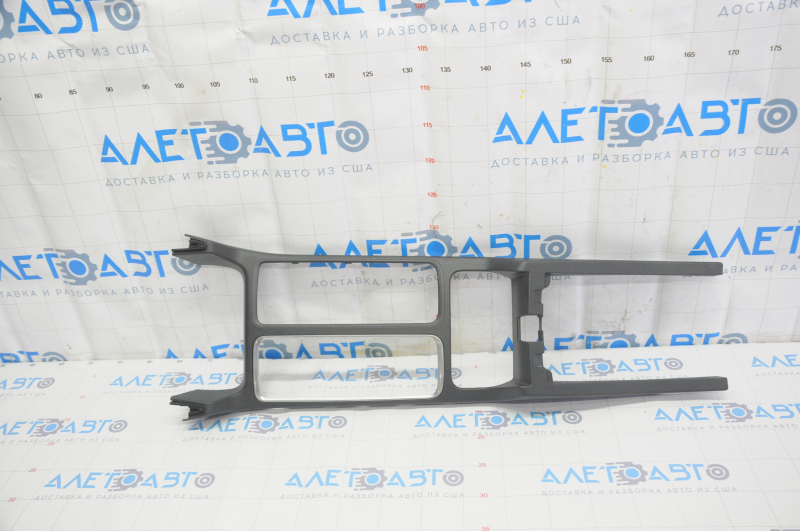 Center console trim without cup holders Ford Escape MK3 17-19 black, broken fasteners