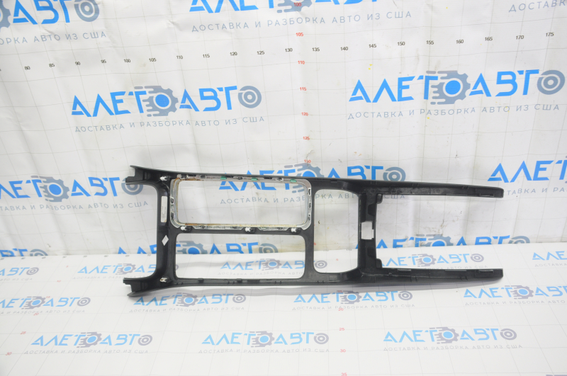 Center console trim without cup holders Ford Escape MK3 17-19 black, broken fasteners