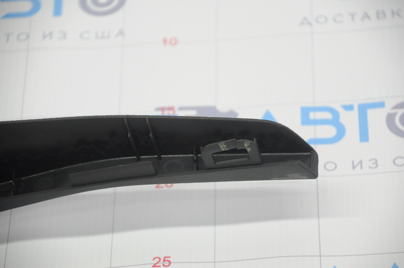 Center console trim without cup holders Ford Escape MK3 17-19 black, broken fasteners
