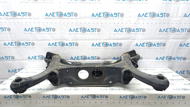 Rear subframe Lexus RX450h 16-22 AWD rusty, cracked gearbox silent block