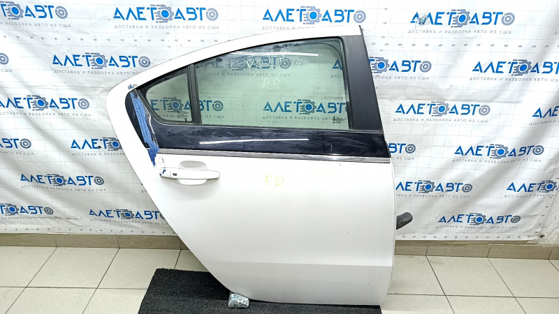 Door assembly rear right Chevrolet Volt 11-15 white GAZ, keyless, butt