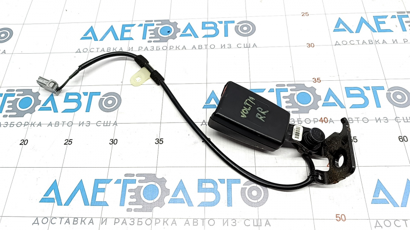 Seat belt latch rear right Chevrolet Volt 11-15 black