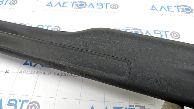 Door sill trim front left Mitsubishi Outlander 14-21 black, worn