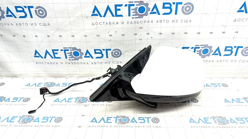 Side mirror left Audi Q5 8R 09-17 15 + 2 pins, BSM, auto-dimming, auto-folding, swivel, heating, backlight, white