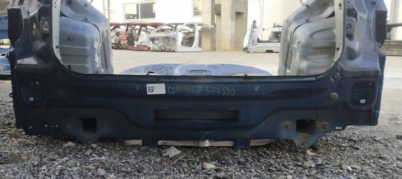 Jeep Compass 17 rear panel - 2 parts, on the body, blue