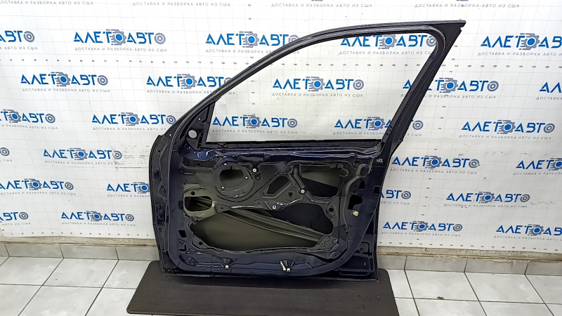 Door bare front right BMW X5 F15 14-18 blue A89, dents, bumps