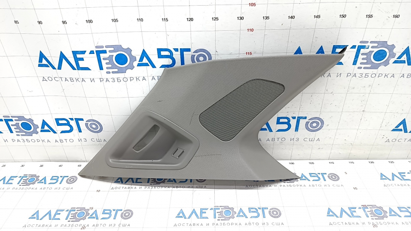 Rear pillar trim rear left BMW X5 F15 14-18 gray GRAU for 3 rows, premium audio, scratch, for cleaning