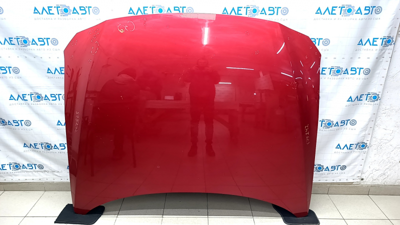 Naked hood Mazda CX-9 16- red 46V, aluminum, sand