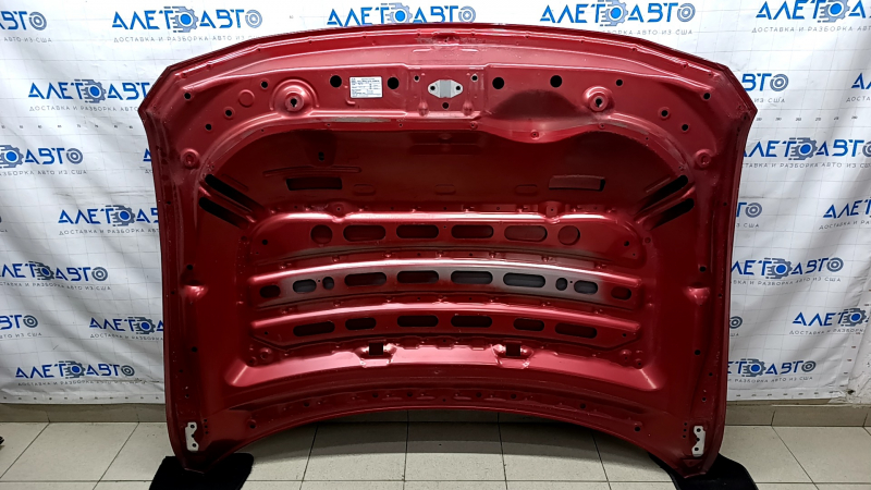 Naked hood Mazda CX-9 16- red 46V, aluminum, sand