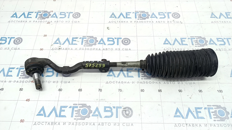 Steering rod with tip left BMW X5 F15 14-18 under EPS torn boot