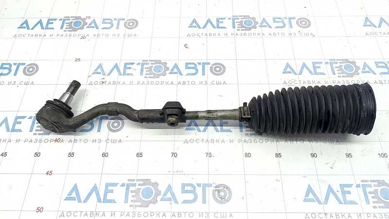 Steering rod with tip left BMW X5 F15 14-18 under EPS torn boot