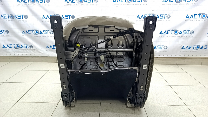 Driver's seat Mazda CX-9 16- with airbag, electric, heated, leather, beige, for cleaning