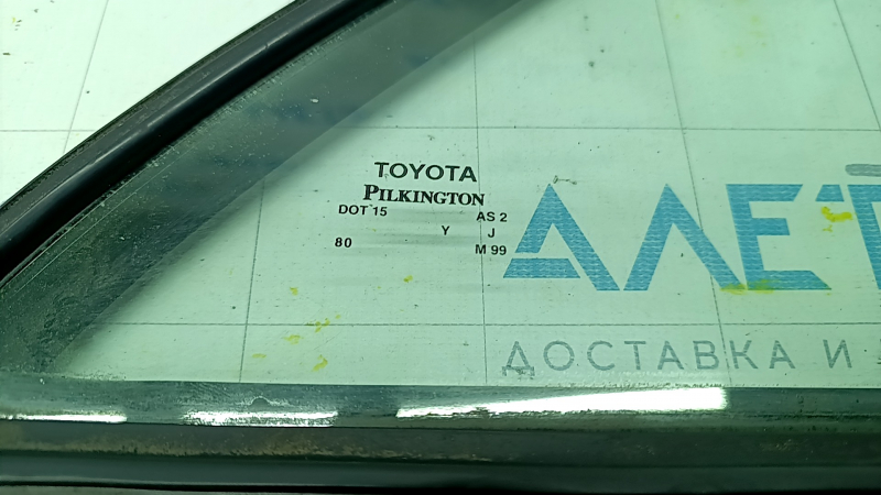 Triangle door glass with seal, rear right, Toyota Camry v50 12-14 USA