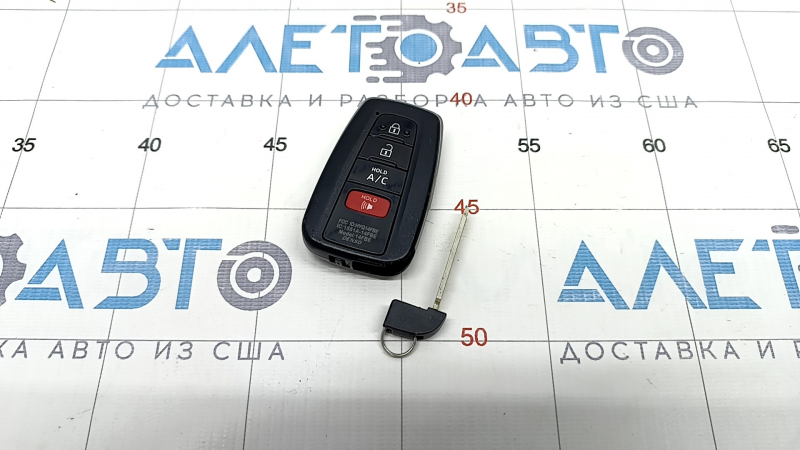 Smart Toyota Prius 50 Prime 17-19 4 Buttons Key, Scratches
