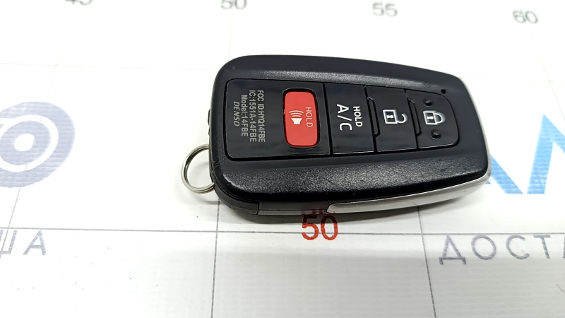 Smart Toyota Prius 50 Prime 17-19 4 Buttons Key, Scratches