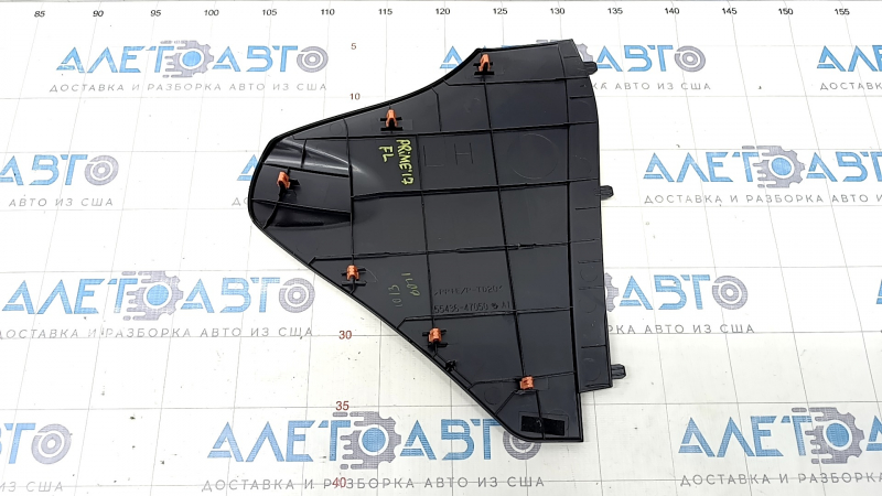 Dashboard side trim left Toyota Prius 50 Prime 16-22 black