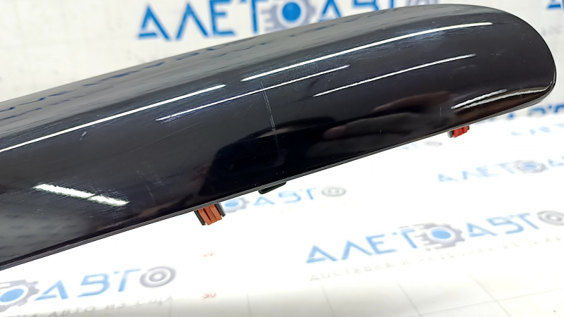 Dashboard trim center right Toyota Prius 50 Prime 17-22 black, for large display with deflector, scratches