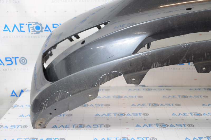 Front bare bumper Tesla Model 3 18 - for parking sensors graphite PMNG, scratches, torn fastener