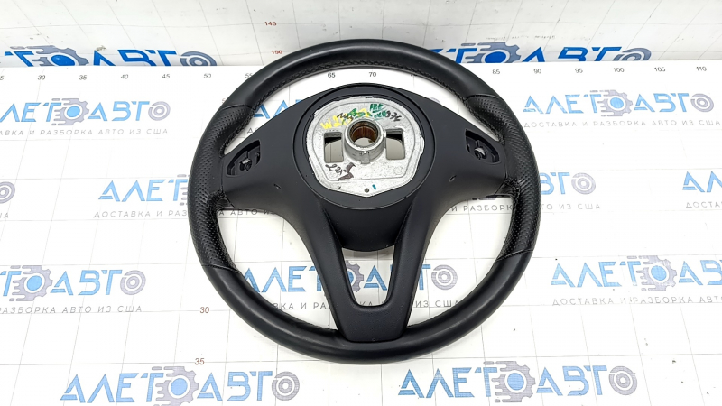 Naked steering wheel Mercedes W213 E 300/400/43/63 17-18 with heated petals, black leather, scratches