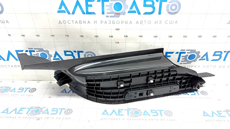 Door sill trim rear left inner Volvo XC90 16-22 black, scratches