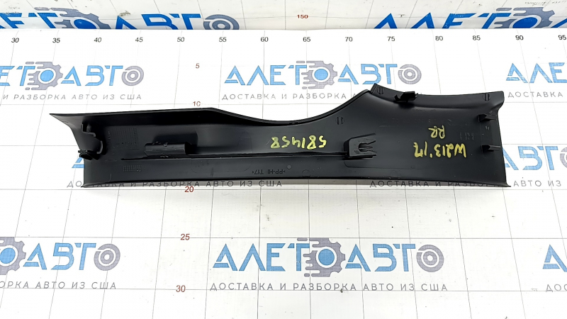 Door sill trim rear right inner Mercedes W213 E 17-23 black, scratches