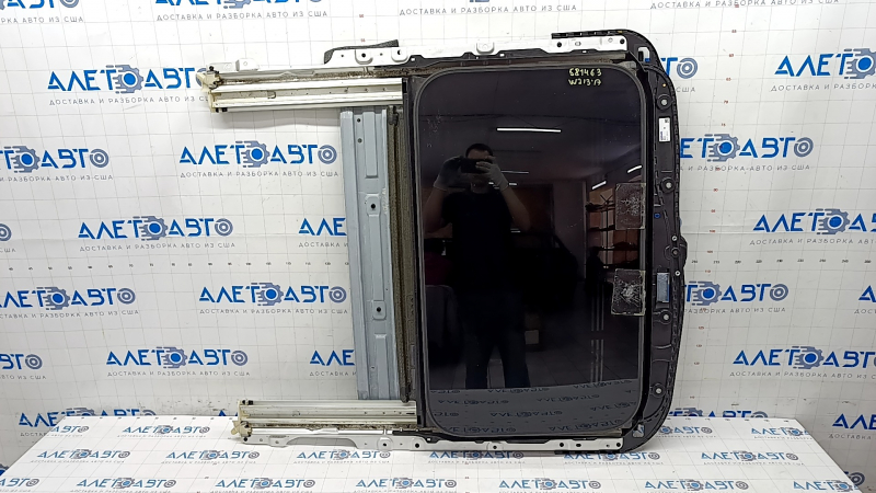 Sunroof assembly Mercedes W213 E 17-23 black curtain