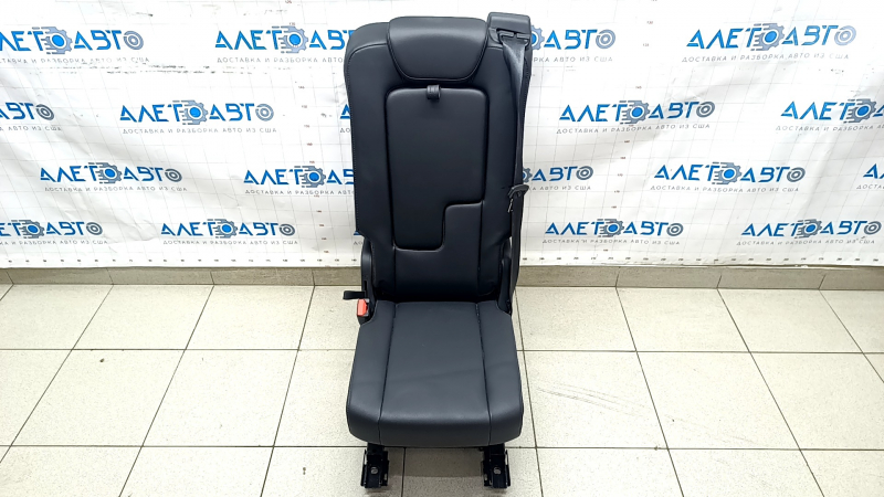 Rear seat center Volvo XC90 16-22 leather black for 2 rows, for cleaning
