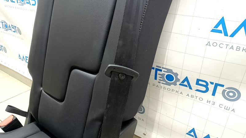 Rear seat center Volvo XC90 16-22 leather black for 2 rows, for cleaning