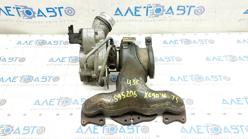 Turbocharger complete with manifold Volvo XC90 16-22 T5 43k