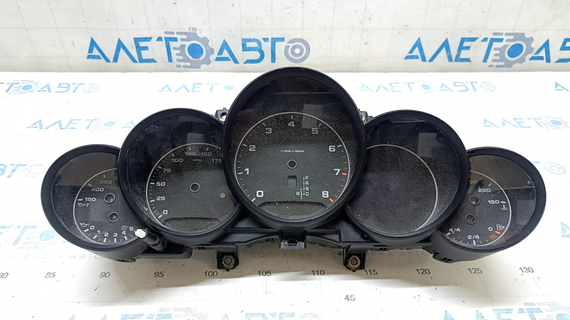 Instrument cluster Porsche Cayenne 958 11-15 USA, arrows removed, plaque on the back of the glass