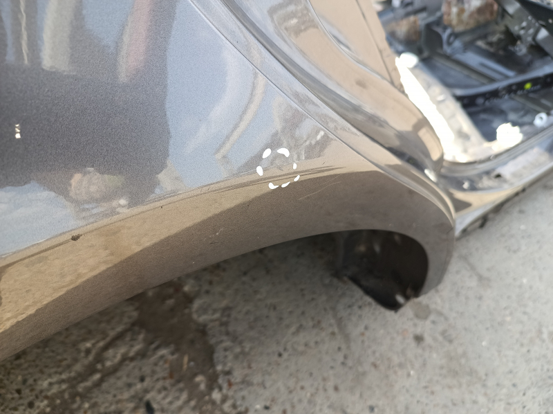 Quarter wing rear right Toyota Camry v70 18-24 without BSM, on the body, graphite, bumps