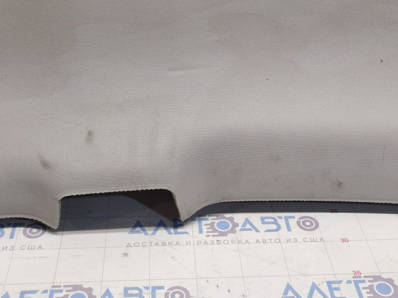 Subaru Legacy 15-17 gray headliner without sunroof, creases, bumps, needs cleaning
