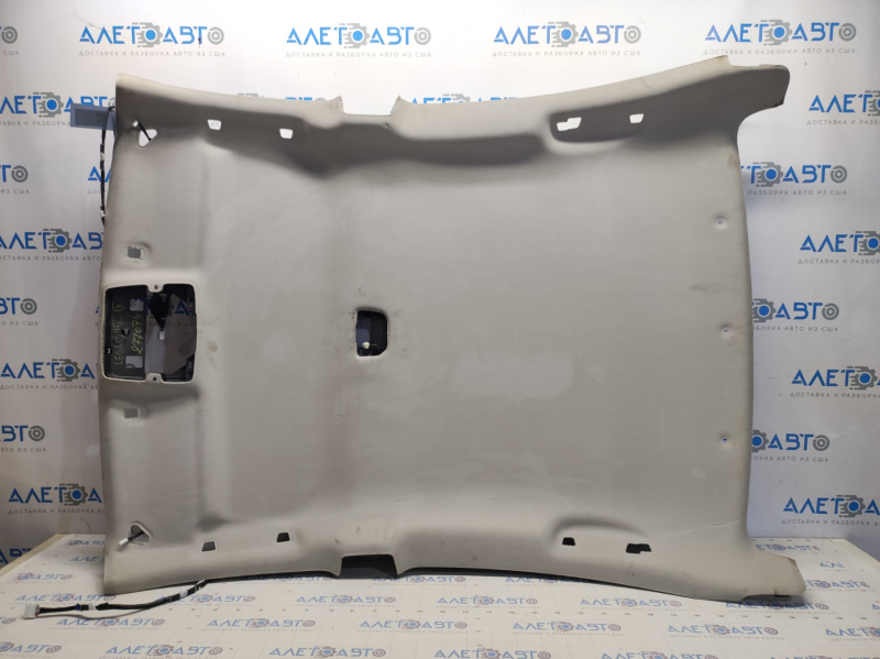 Subaru Legacy 15-17 gray headliner without sunroof, creases, bumps, needs cleaning