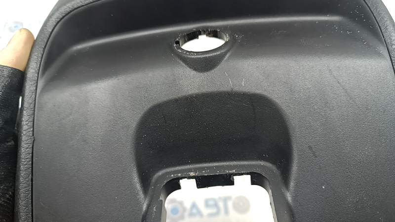 Rear center console trim Kia Sorento 14-15 rest, under socket, black, scratches
